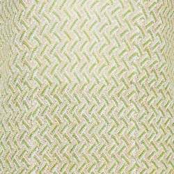 Pre Owned Missoni Green/Beige Lurex Knit Top and Skirt Set M