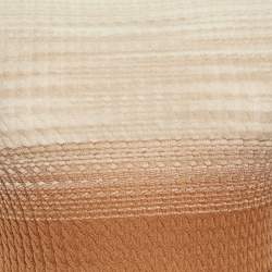 Pre Owned Missoni Multicolor Cable Knit Wool High Neck Sweater S