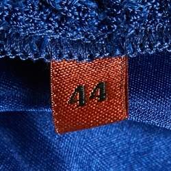 Missoni Blue Patterned Knit Pants M