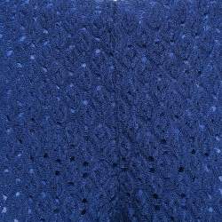 Missoni Blue Patterned Knit Pants M