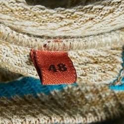 Missoni Multicolor Patterned Knit Cardigan L