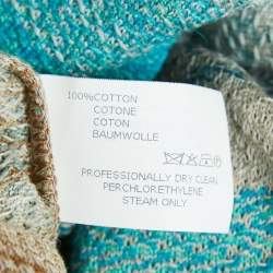 Missoni Multicolor Patterned Knit Cardigan L