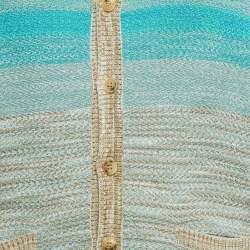 Missoni Multicolor Patterned Knit Cardigan L