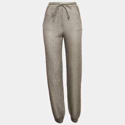 Missoni Metallic/Multicolor Lurex Knit Pants S
