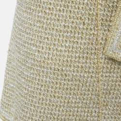 Pre Owned Missoni Metallic Lurex Knit Mini Dress and Cape Set S