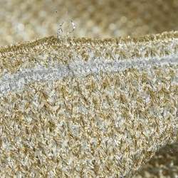 Pre Owned Missoni Metallic Lurex Knit Mini Dress and Cape Set S