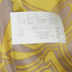 Pre Owned Missoni Metallic Lurex Knit Mini Dress and Cape Set S