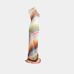 Pre Owned Missoni Multicolor Sleeveless Maxi Dress IT 40