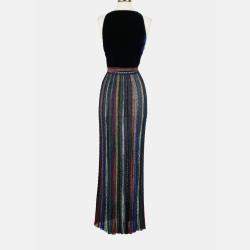 Missoni Multicolor Sleeveless Maxi Dress IT 40