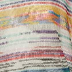 Pre Owned Missoni Multicolor Knit Crop Top One Size 