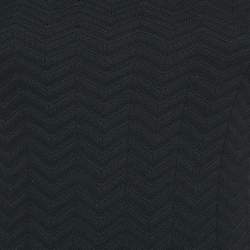 Pre Owned Missoni Black Chevron Knit Long Sleeve Mini Dress S