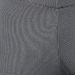 Pre Owned Missoni Grey Jersey Wide Leg Trousers M