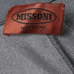 Pre Owned Missoni Grey Jersey Wide Leg Trousers M