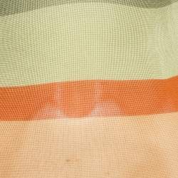 Missoni Multicolor Striped Knit Sheer Tank Top L