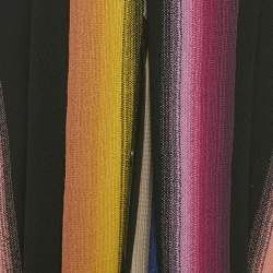 Missoni Multicolor Striped Wool Overlay Detail Oversized Cardigan M