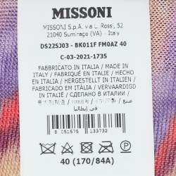 Missoni Multicolor Knit Button Front Shirt S