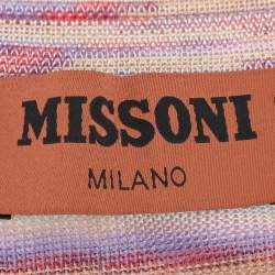 Missoni Multicolor Knit Button Front Shirt S