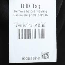 Pre Owned Missoni Black/Beige Patterned Knit Maxi Skirt L