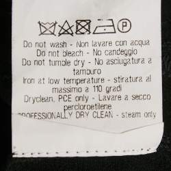 Pre Owned Missoni Brown Patterned Lurex Knit Flared Trousers M