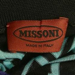 Pre Owned Missoni Multicolor Knit Tank Top S