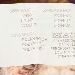 Pre Owned Missoni Multicolor Patterned Knit Open Front Cardigan L