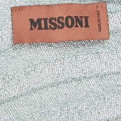 Pre Owned Missoni Multicolor Lurex Knit Poncho One Size