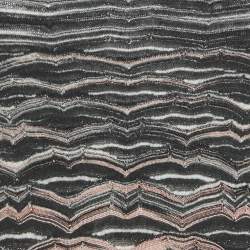Pre Owned Missoni Black Zig Zag Stretch Knit Mini Bodycon Dress S