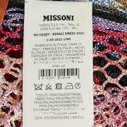 Pre Owned Missoni Multicolor Crochet Long Beach Coverall One size