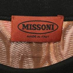 Pre Owned Missoni Multicolor Patterned Knit Dress M