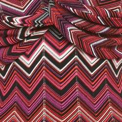 Pre Owned Missoni Multicolor Zig Zag Knit Long Jumpsuit S