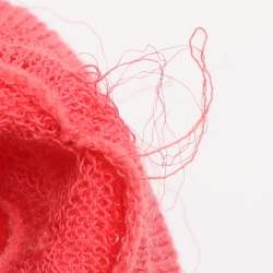 Pre Owned M Missoni Coral Cotton Knit Tops and Midi Skirt Set L