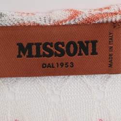 Pre Owned Missoni Multicolor Zig Zag Rib Knit Maxi Dress M