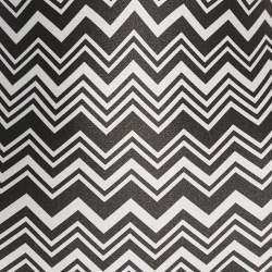 Pre Owned Missoni Black/White Zig Zag Jersey Swimsuit M