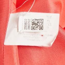 Pre Owned معطف ميزوني مفتوح من الأمام تريكو زجزاج متعدد الألوان مقاس وسط (ميديم)