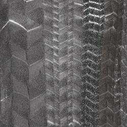 Pre Owned Missoni Brown Patterned Lurex Knit Midi Dress L