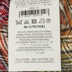 مملوكة مسبقًا Missoni Multicolor Chevron Pattern Knit Cover Up Tunic M