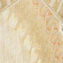 مملوكة مسبقًا فستان ميزوني تريكو لوريكس نمط متعدد الألوان مرتفع منخفض متوسط