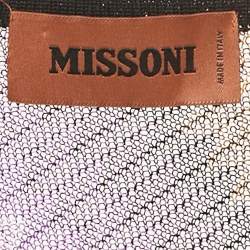 مملوكة مسبقًا Missoni Multicolor Printed Striped Cape One Size