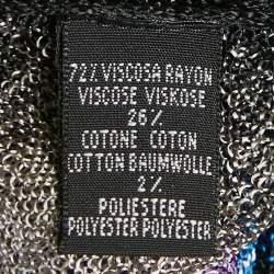 Pre Owned Missoni Multicolor Patterned Knit Short Cape One Size