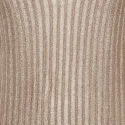 مملوكة مسبقًا Missoni Metallic Lurex Knit V-Neck Top L