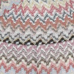 Pre Owned طقم تريكوت ميزوني لوريكس متعرج وردي صغير