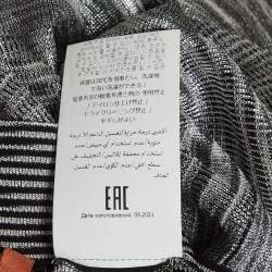 Pre Owned Missoni Silver Jersey Straight Pants S