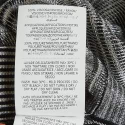 Pre Owned Missoni Silver Jersey Straight Pants S