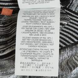 Pre Owned Missoni Silver Jersey Straight Pants S