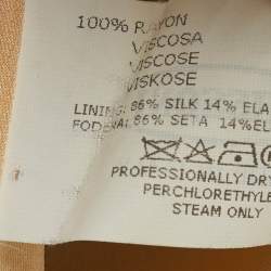 Pre Owned Missoni Multicolor Zig Zag Knit Mini Dress S