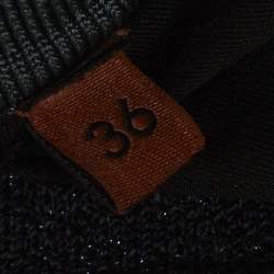 Pre Owned Missoni Multicolor Lurex Knit Flared Pants XS