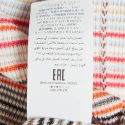 مملوكة مسبقًا Missoni Multicolor Pattern Knit Sleeveless Mini Dress S