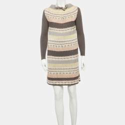 مملوكة مسبقًا Missoni Multicolour Wool Knitted Mini Dress M