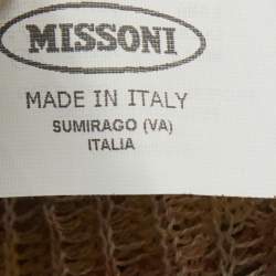 مملوكة مسبقًا Missoni Multicolour Wool Knitted Mini Dress M