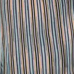 Pre Owned Missoni Multicolor Striped Knit Wrap Skirt M